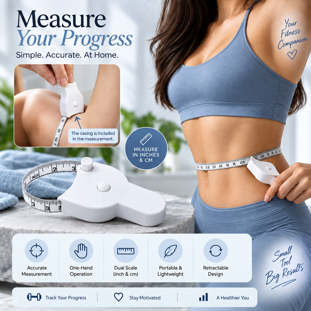 Body Measuring Tape – Retractable & Accurate for Fitness